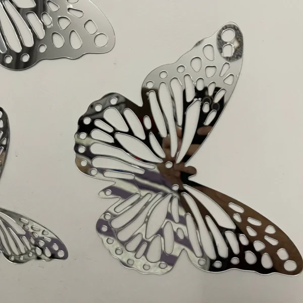 Style Acrylic Mirror butterflies set for Wall Decor - Image 3