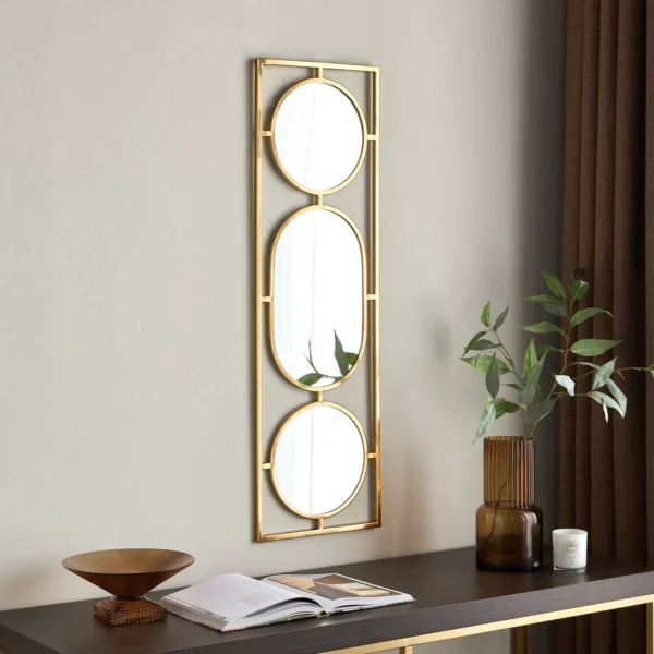 Nysa Mirrored Wall Decor - 105x33 cm