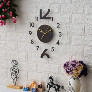 Elegant Wooden Wall Clock – Classic Home & Office Décor