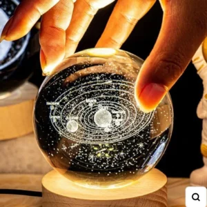 Night Light featuring Heavenly Bodies enclosed in glass