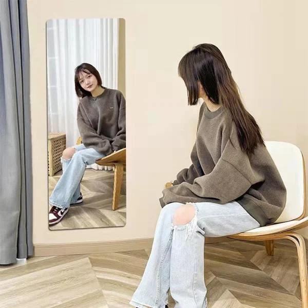 HD Self-Adhesive Acrylic Face, Flat & Side Mirror Tiles