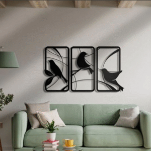 3 Pcs Birds Wall Decor