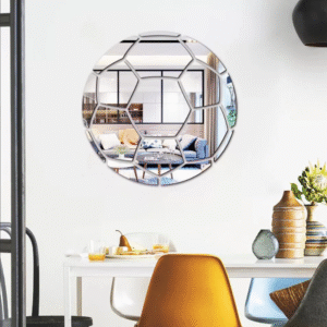 FOOTBALL SHAPED MIRROR IN 1 PC