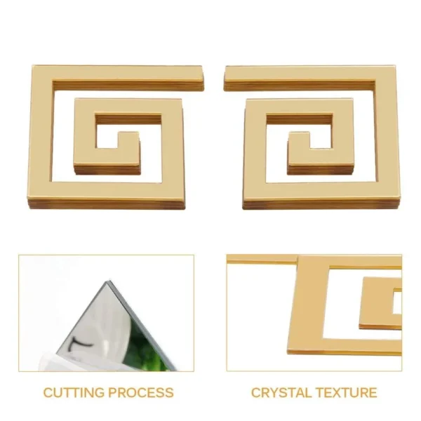 Building Acrylic Border Mirror Decor - Image 4