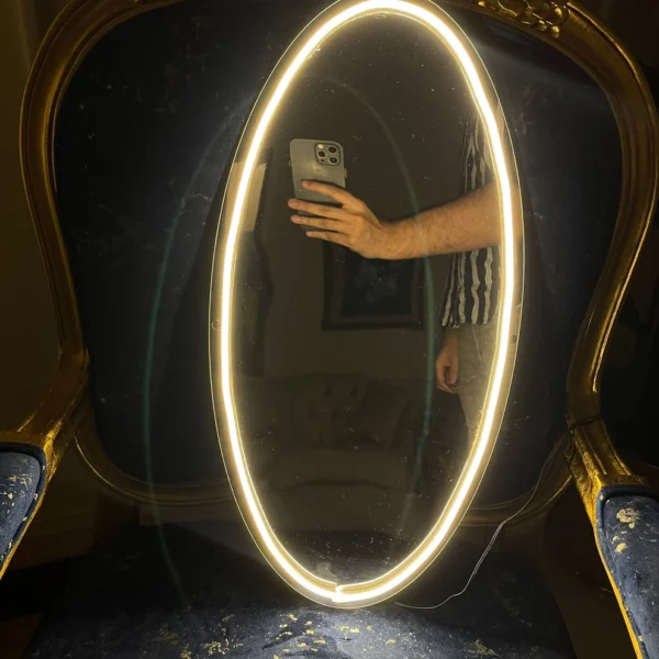 Neon Selfie Acrylic mirror for Room Walls - Image 5