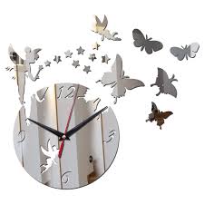 Acrylic Butterfly clock