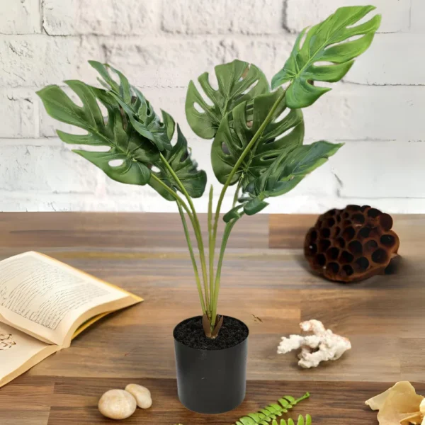 1 Piece Artificial Plant with Pot, Artificial Flower