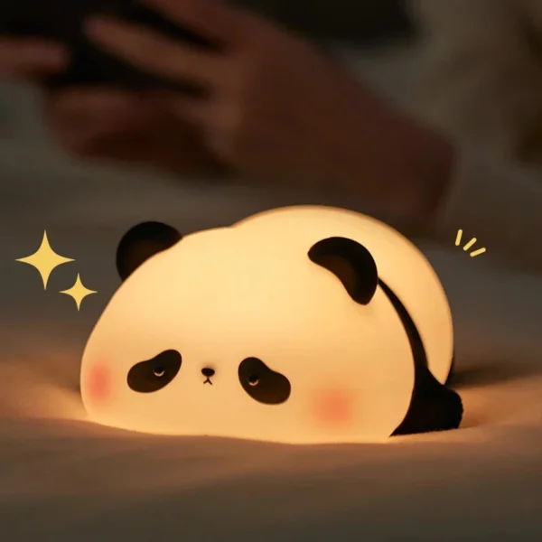 Lying Panda Silicon Lamp - Image 3
