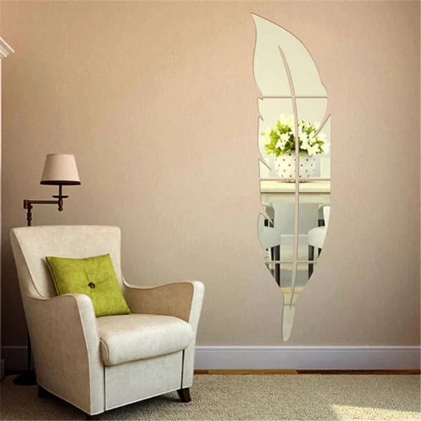 Acrylic Leaf Mirror - Image 3