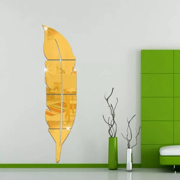 Acrylic Leaf Mirror - Image 4