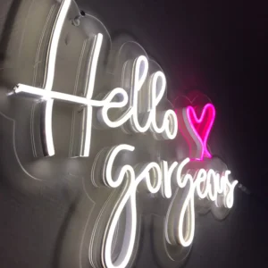 Hello gorgeous Neon light