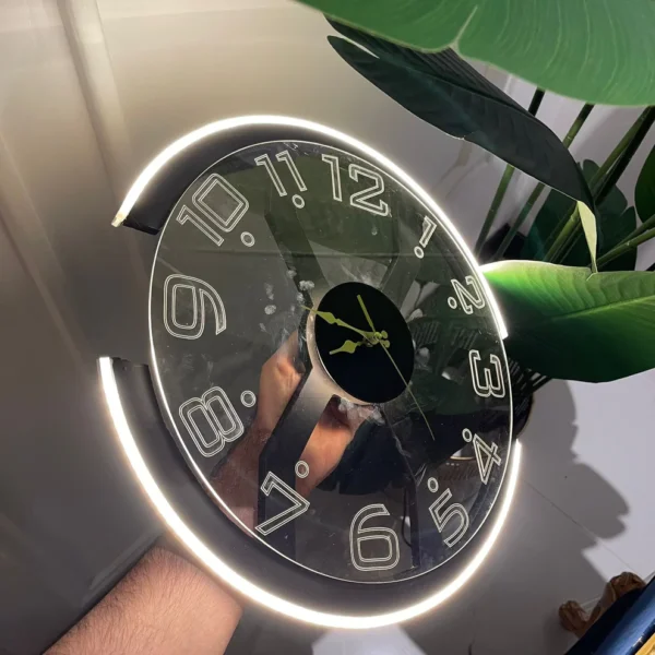 Modern Style Neon Clock Ambient Light - Image 2
