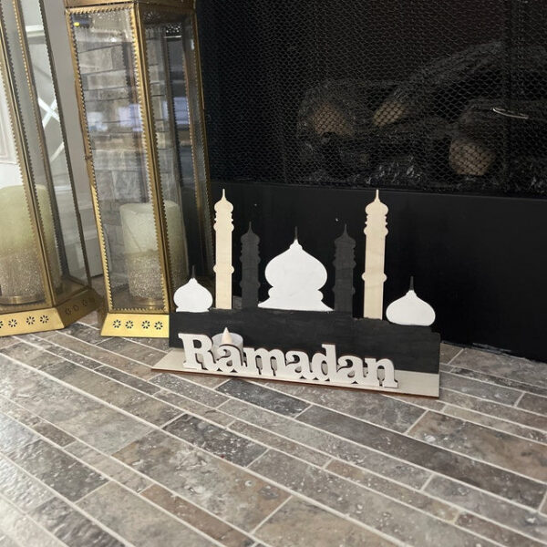 Wood Ramadan Sign | Ramadan Decoration | Ramadan Kids Activity | DIY - Image 3