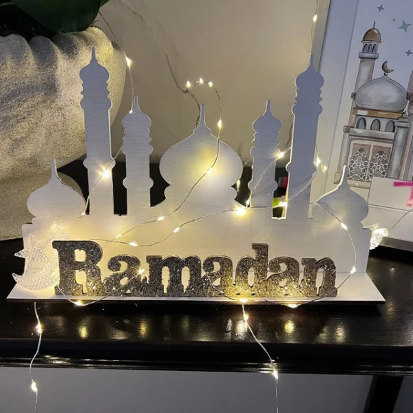 Wood Ramadan Sign | Ramadan Decoration | Ramadan Kids Activity | DIY - Image 4