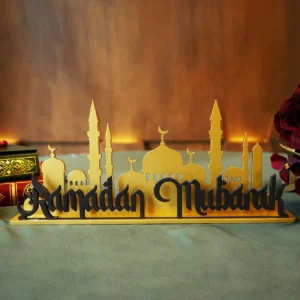 Ramadan Mubarak Islamic Tabletop Decor